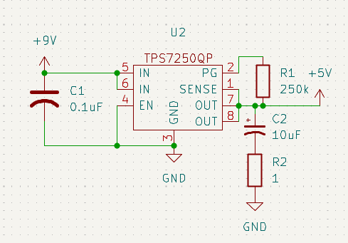 TPS7250QP Fixed