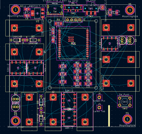 Rearranged layout