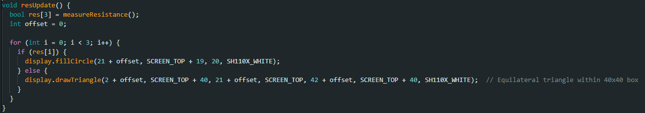 Resistance screen