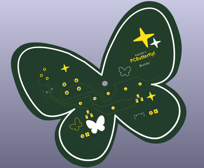 completed back 3D view