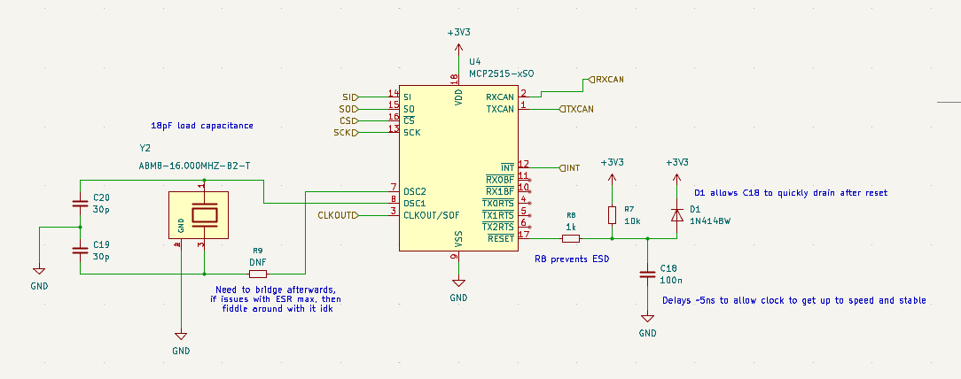 MCP2515 design