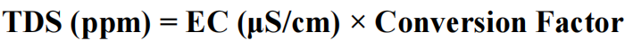 TDS calculation equation