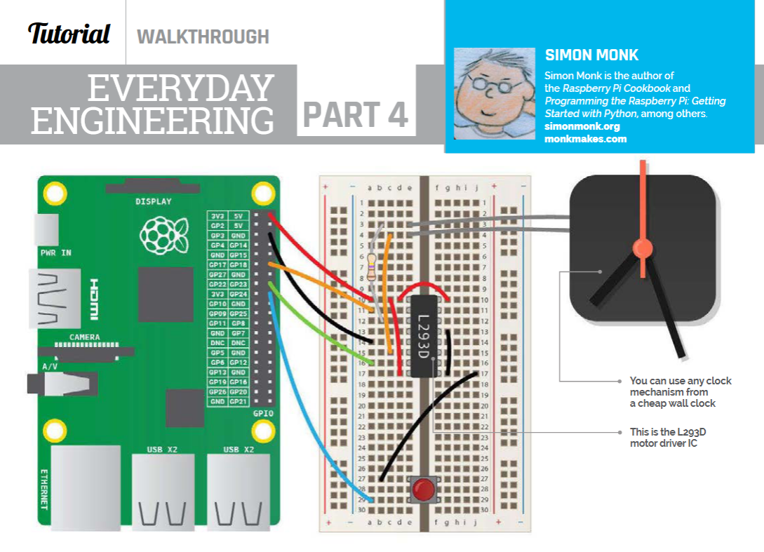 RasberryPi and Breadboard diagram