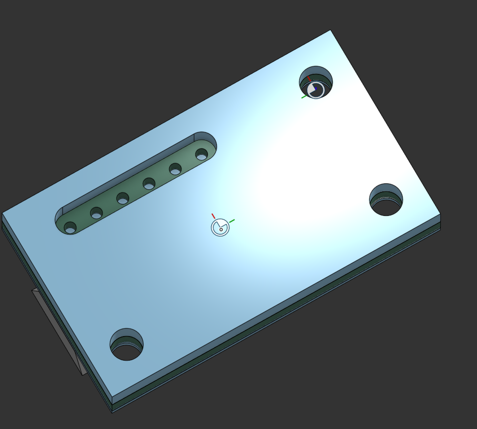back side of the male t-plug
