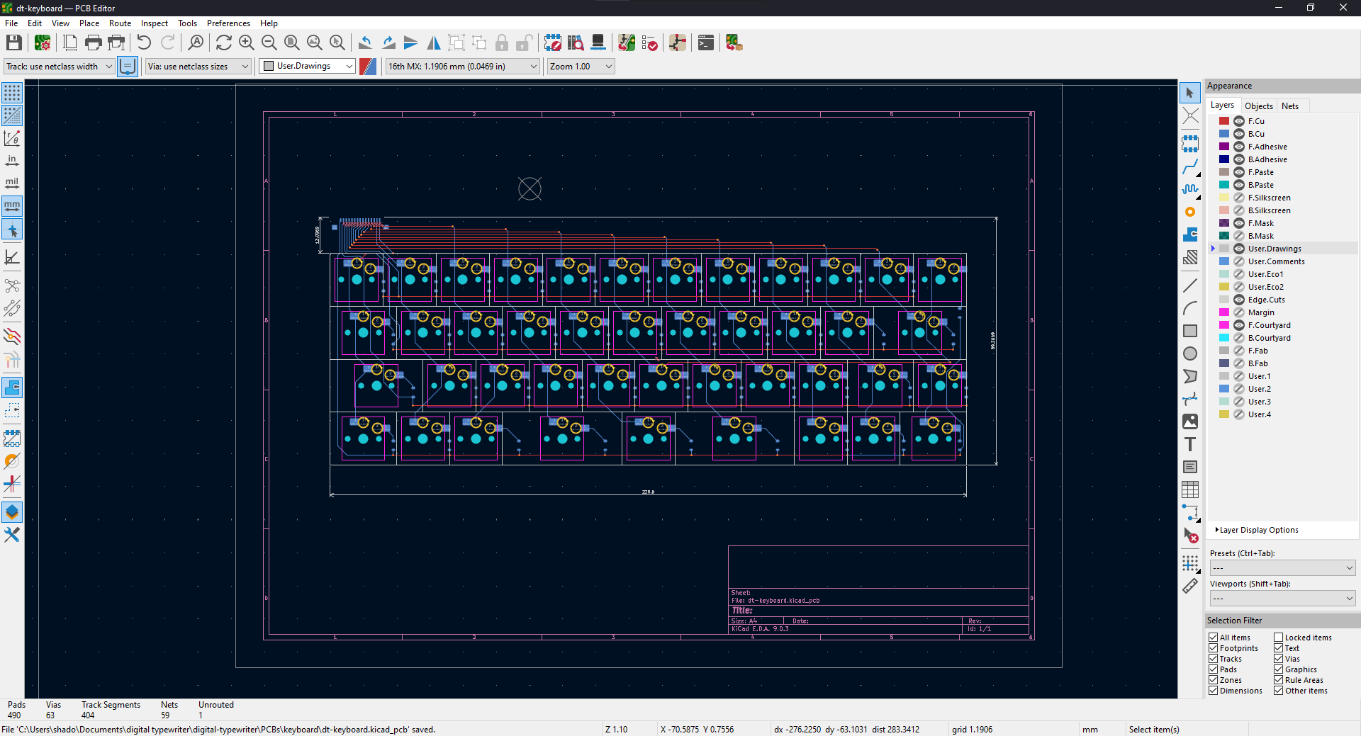 keyboard layout