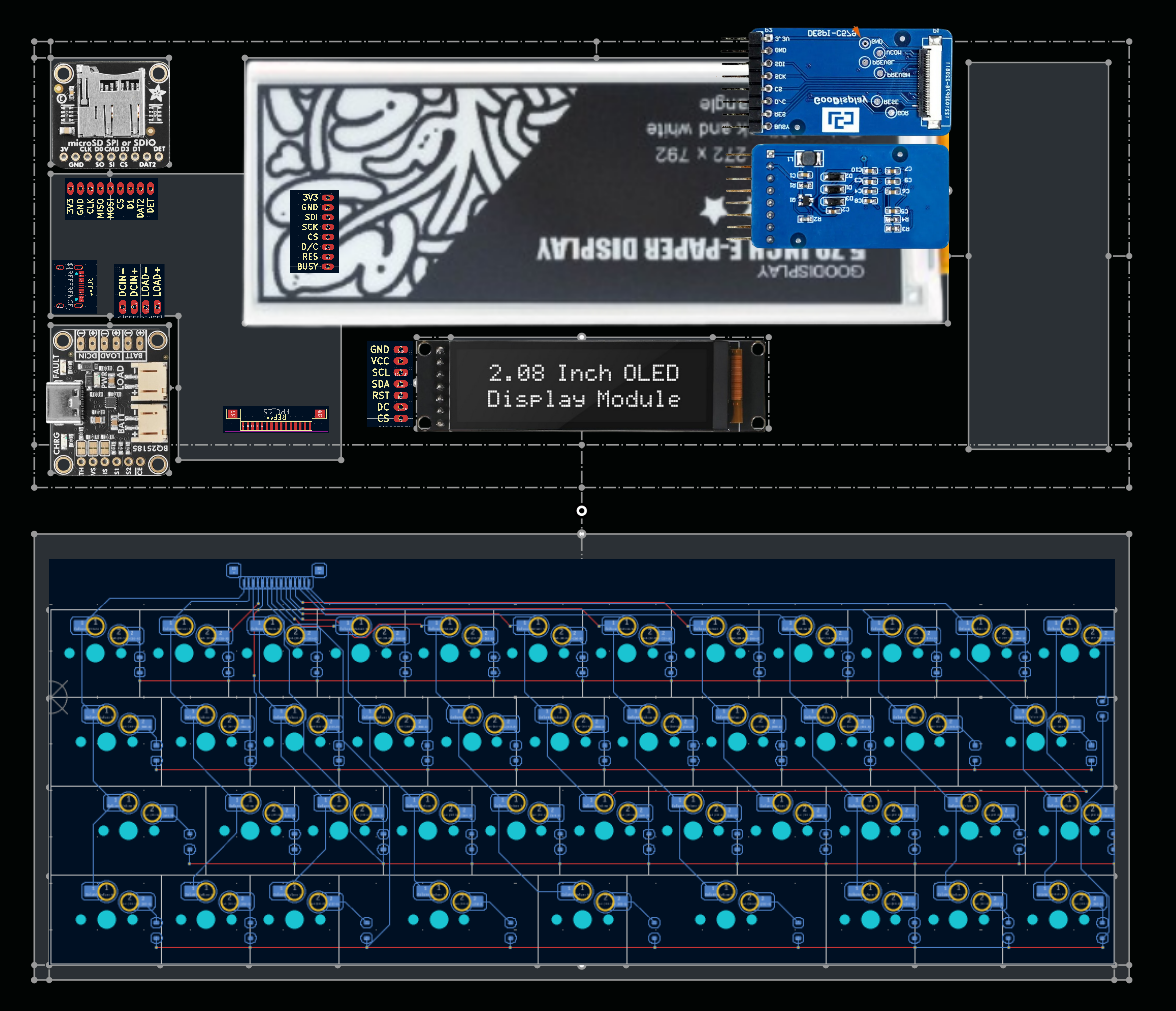 pre-layout diagram