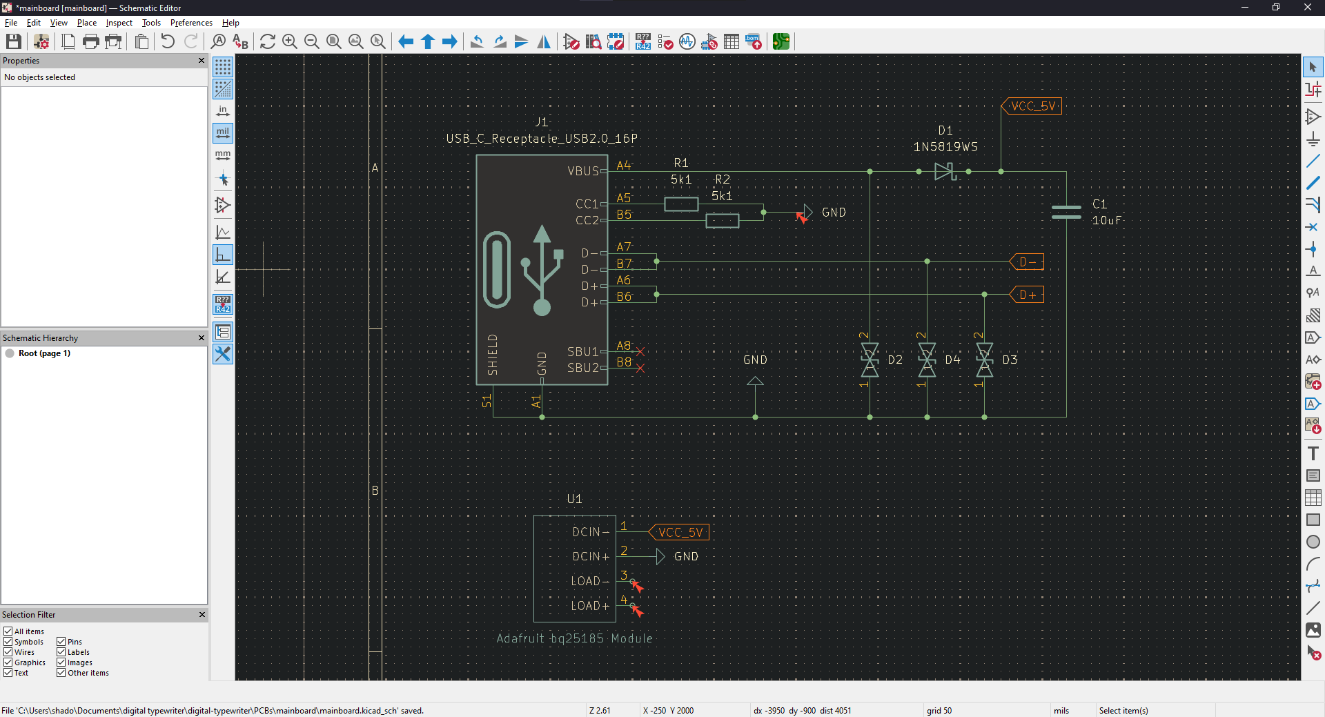 usb schematic