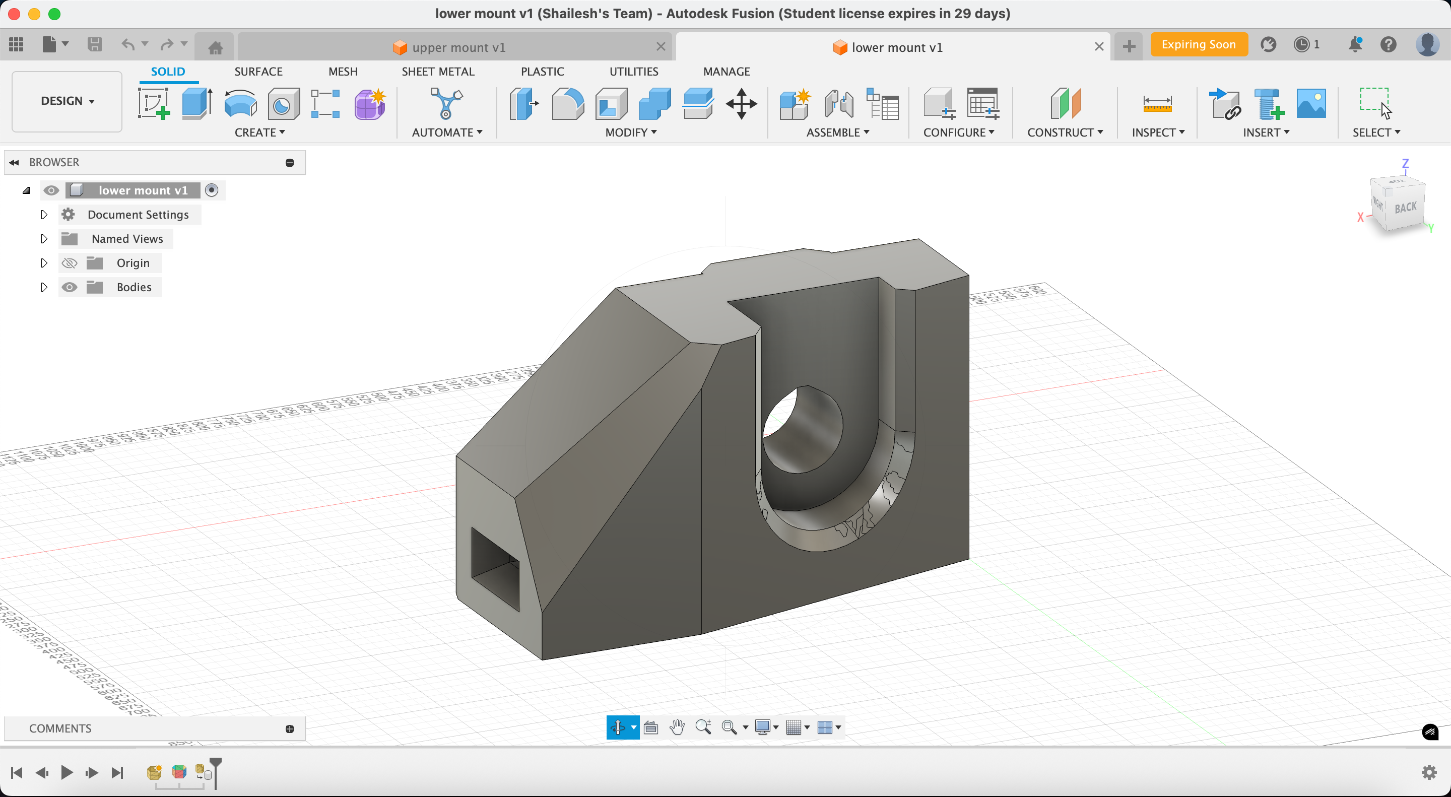 psu lower mount