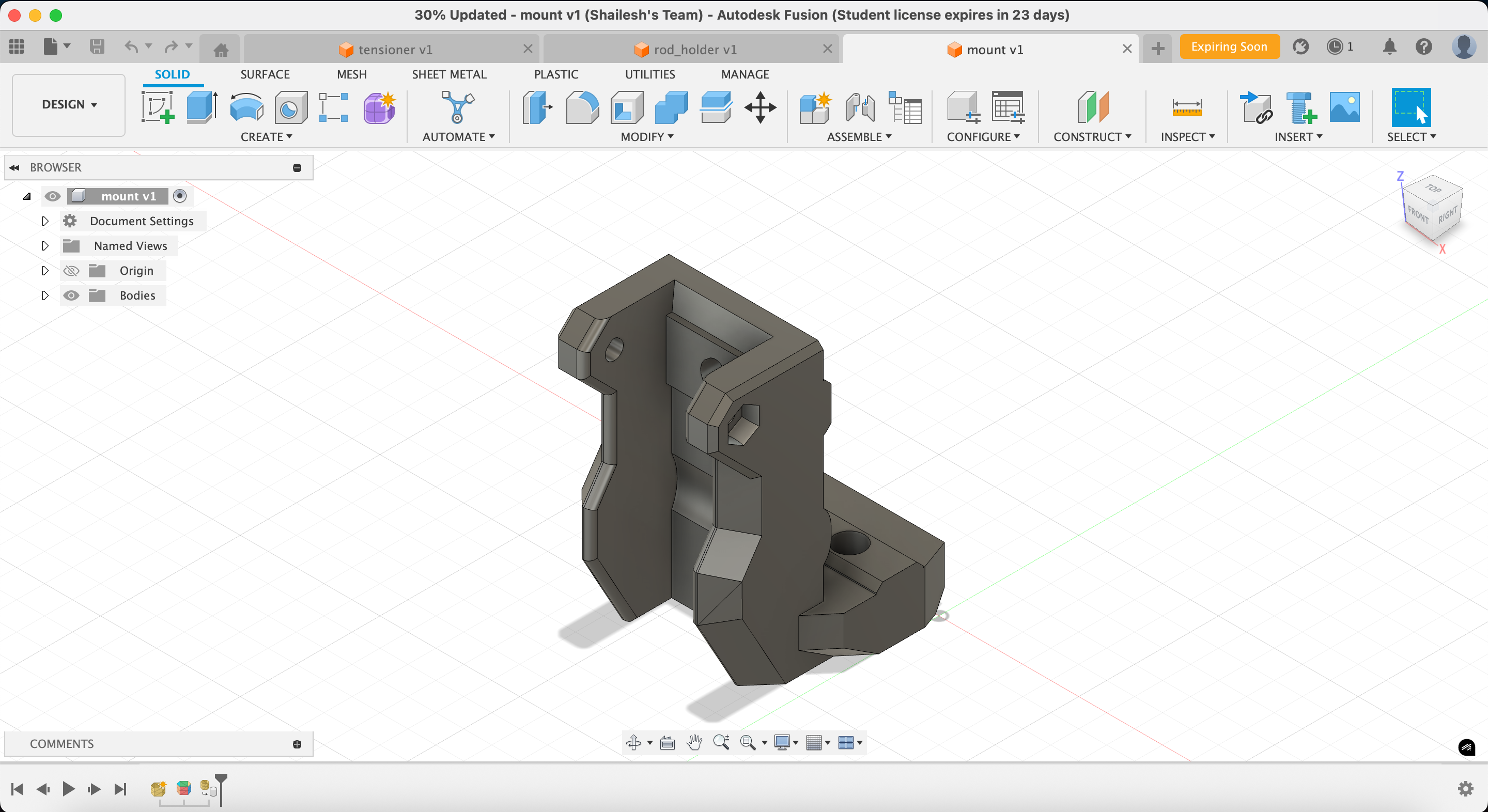 y-axis mount