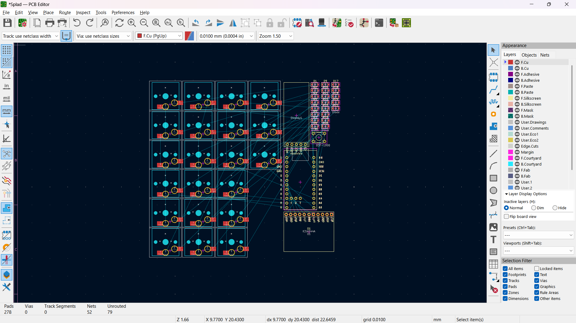 starting pcb import