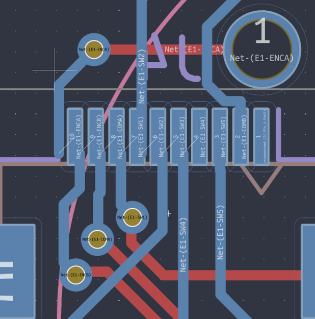 rearanging the connector