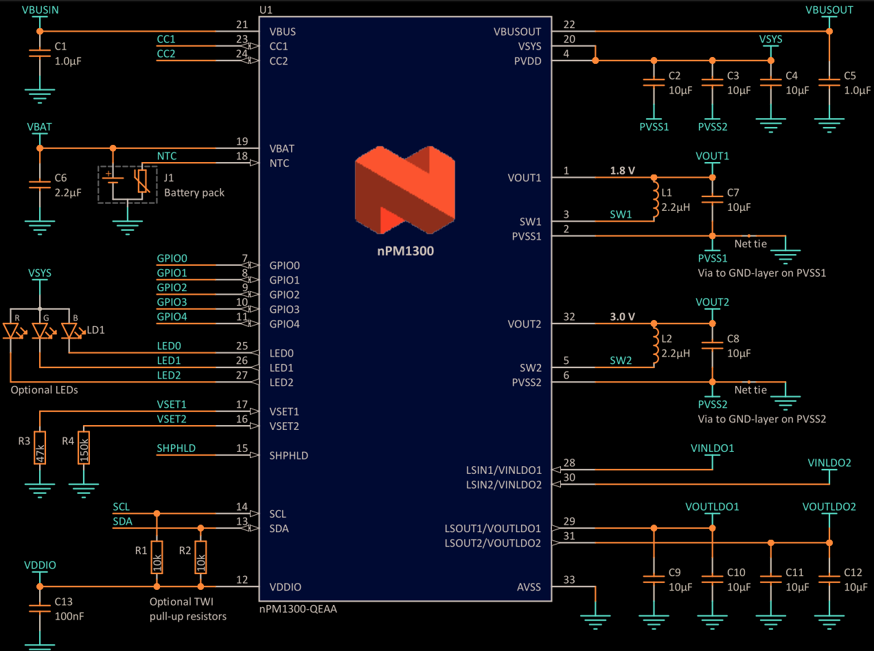 nPM1300 reference schematic