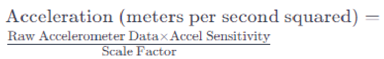 acceleration equation used